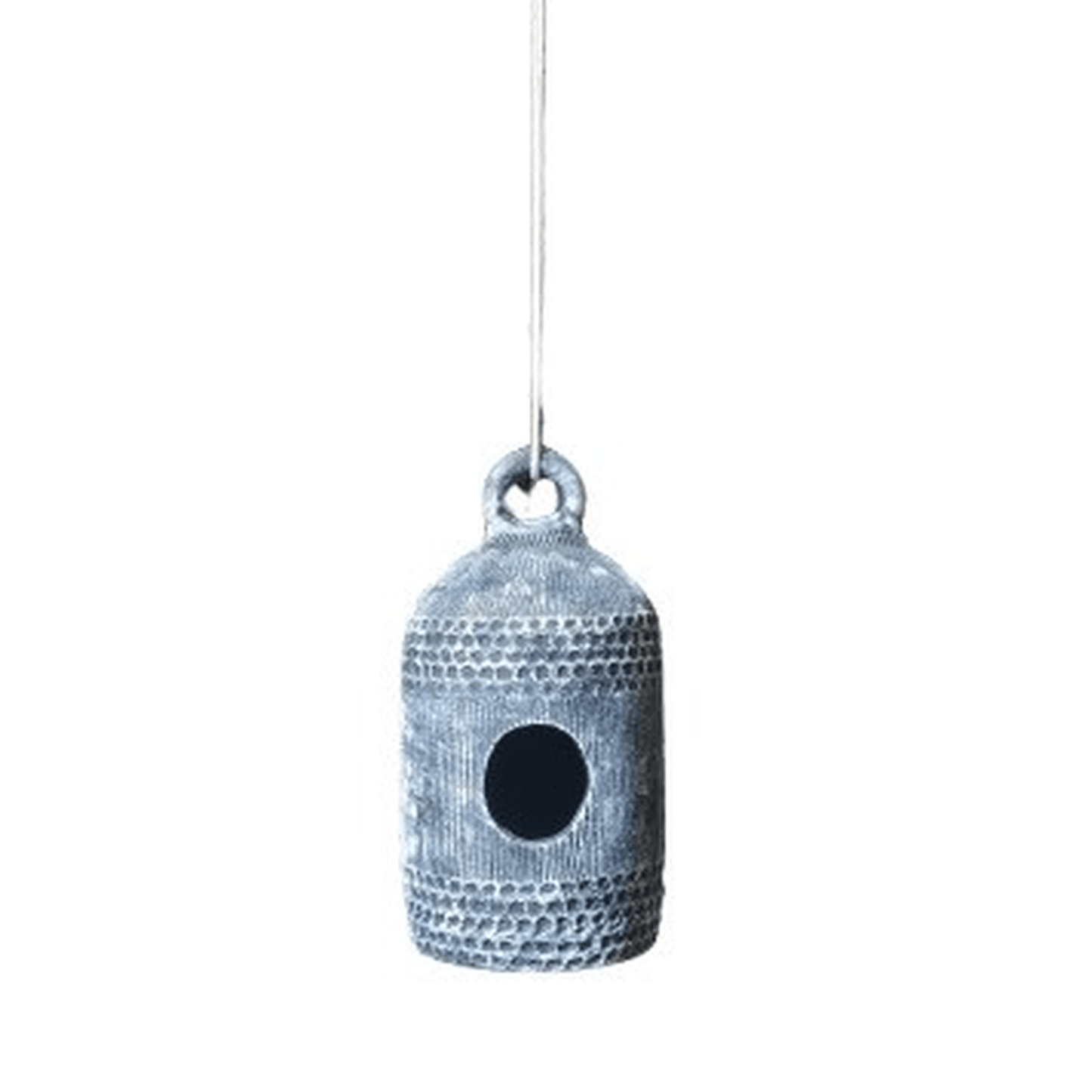 HANDCRAFTED TERRACOTTA HANGING BIRD HOUSE