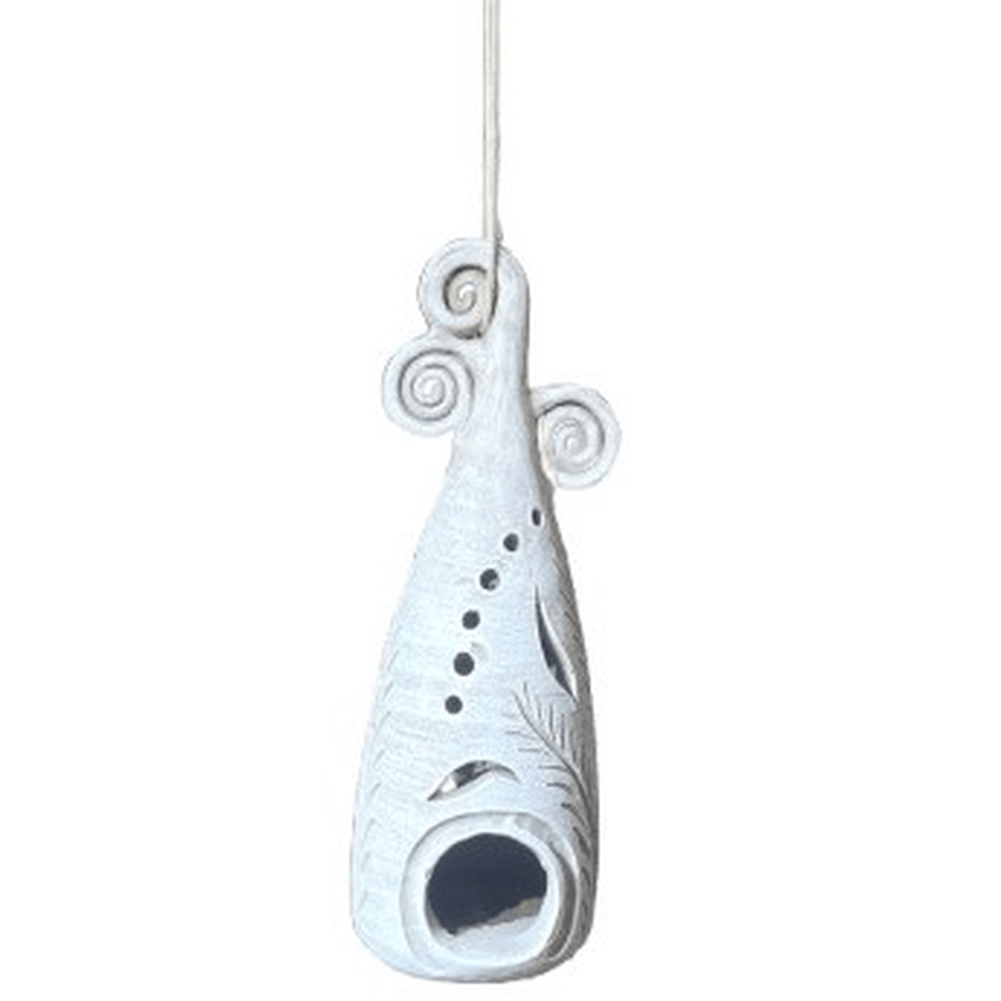 HANDCRAFTED TERRACOTTA HANGING BIRD HOUSE