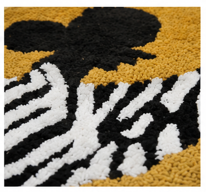 Abstract Lady Tufted Cotton Bath Mat  24 x 36 Inch Soft Absorbent Bathroom Rug  Modern Decorative Plush Floor Mat for Bathroom, Vanity & Home Decor ..