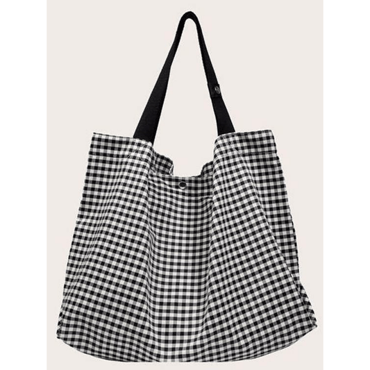 CLASSIC GINGHAM CHECK PRINTED BAG