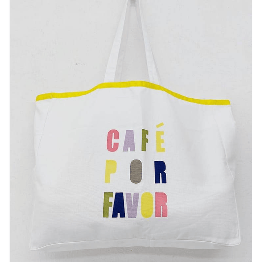 CAFÉ POR FAVOR PRINTED BAG