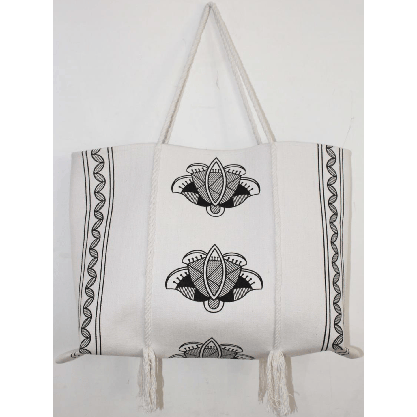 PRINTED COTTON TOTE BAG
