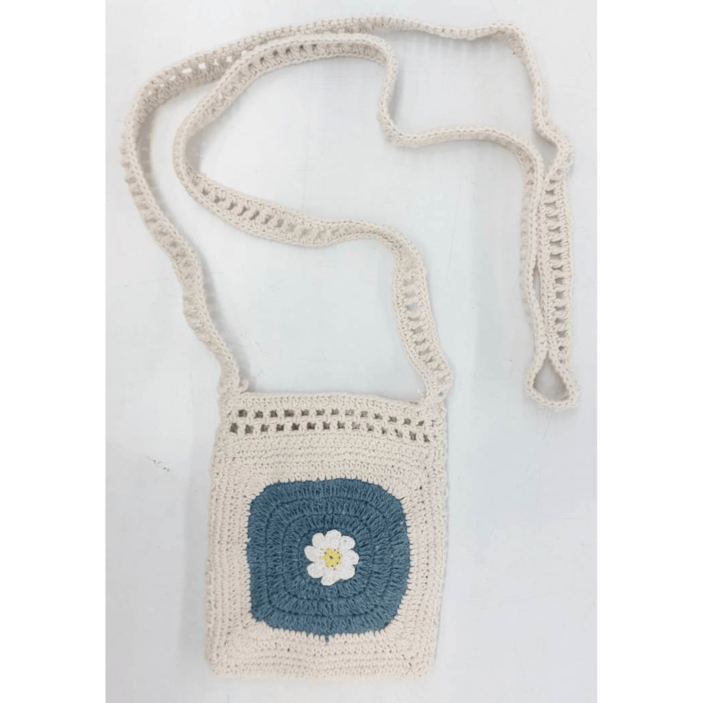 HANDCRAFTED CROCHET CROSSBODY BAG