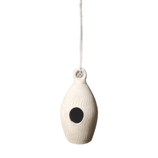 HANDCRAFTED TERRACOTTA HANGING BIRD HOUSE