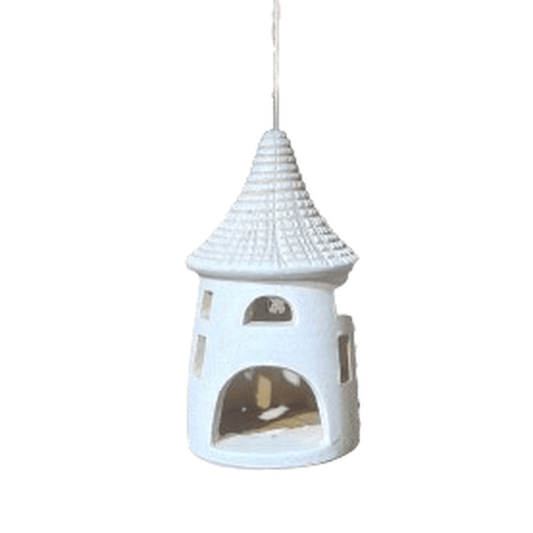 HANDCRAFTED TERRACOTTA HANGING BIRD HOUSE