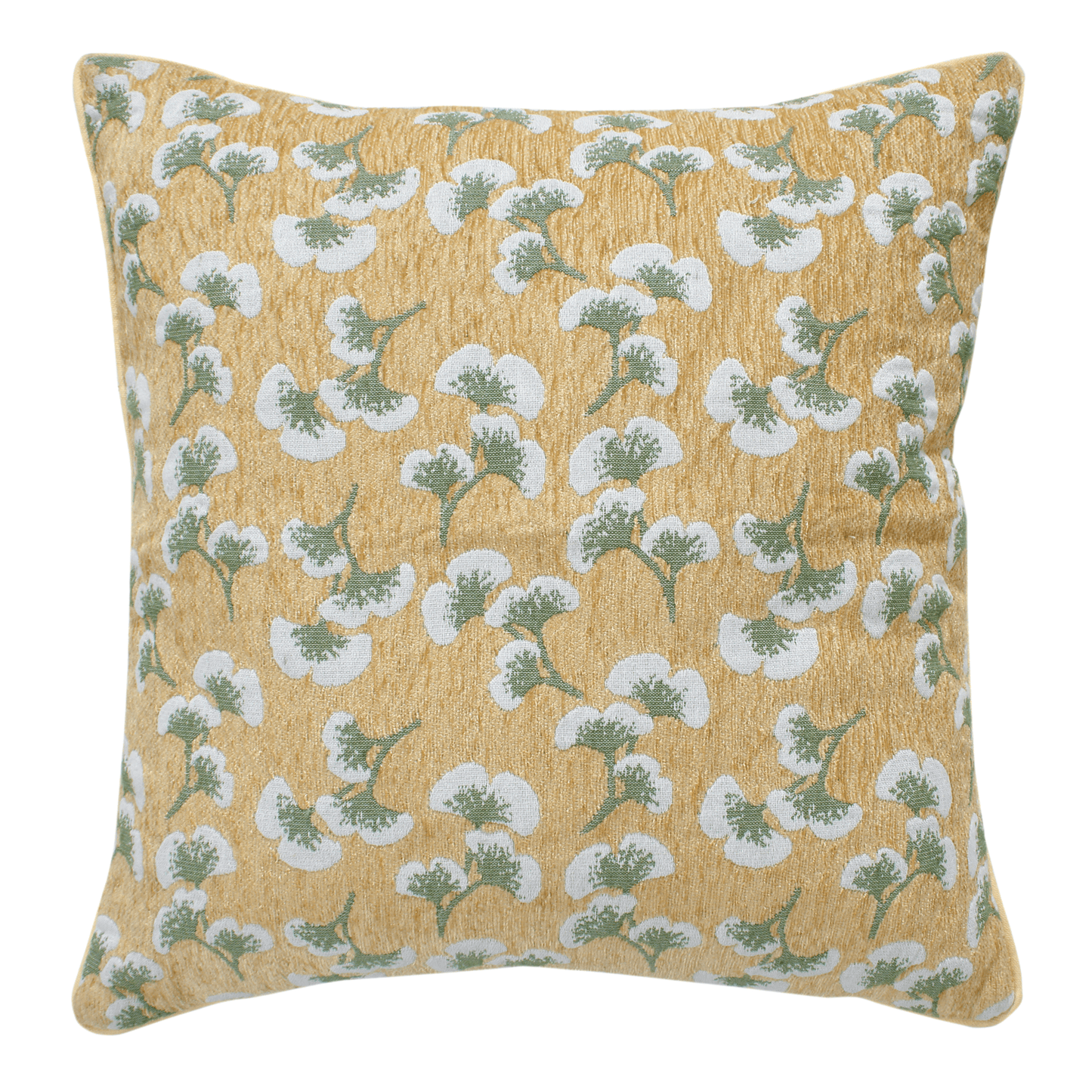 FLOWER JACQUARD CUSHION – ELEGANT, TEXTURED & TIMELESS
