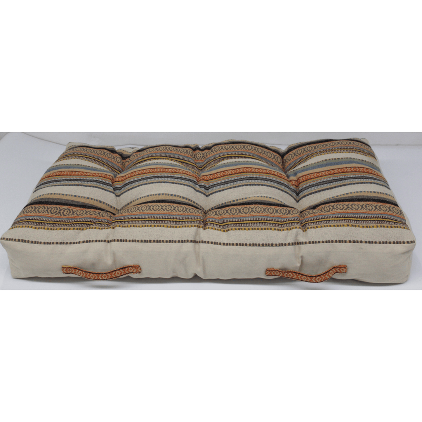 JACQUARD FLOOR CUSHION WITH TWO HANDLES – ELEGANT, PORTABLE & COMFORTABLE
