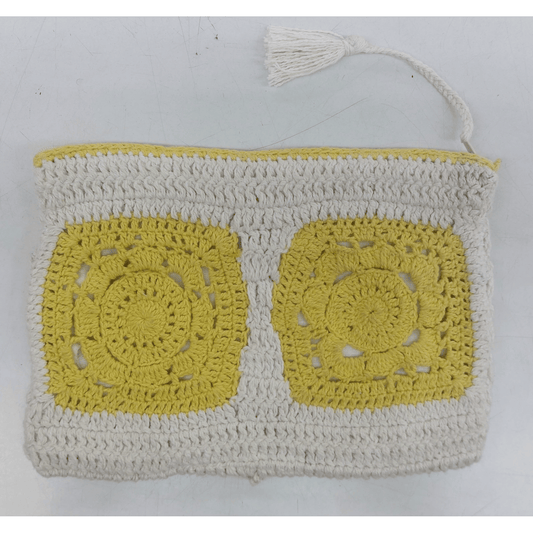 HANDCRAFTED CROCHET ZIPPER POUCH