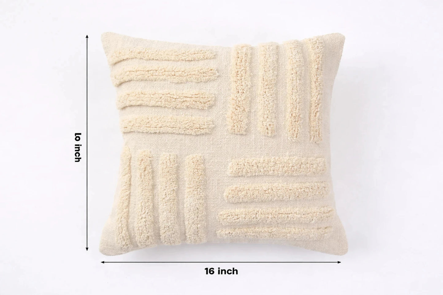 Premium Tufted Cushion  16x16 inch