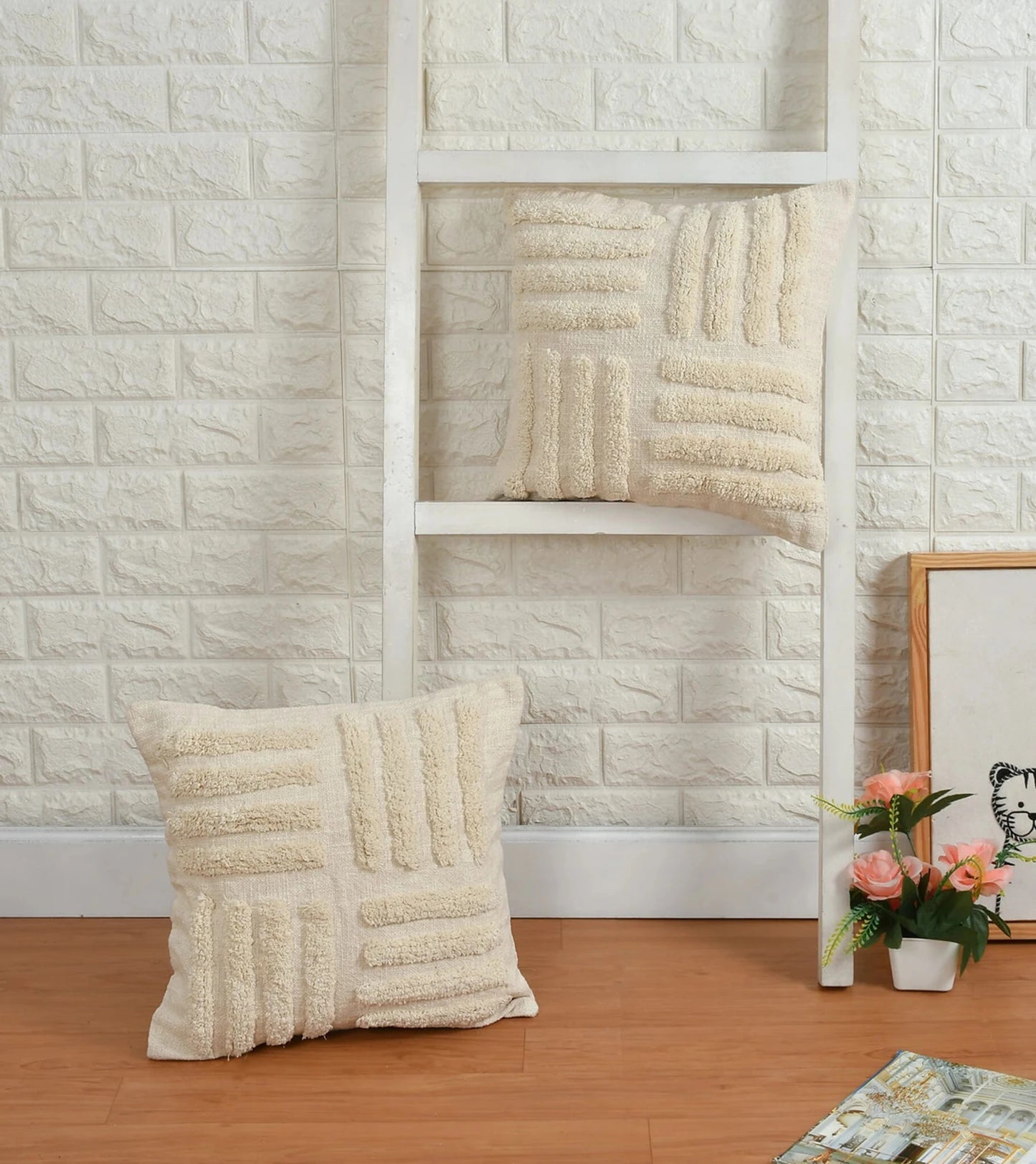 Premium Tufted Cushion  16x16 inch