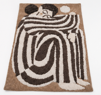 Tufted Cotton Bath Mat  24 x 36 Inch Absorbent Bathroom Rug  Soft Plush Decorative Floor Mat for Bathroom & Home Decor