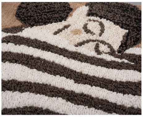 Tufted Cotton Bath Mat  24 x 36 Inch Absorbent Bathroom Rug  Soft Plush Decorative Floor Mat for Bathroom & Home Decor